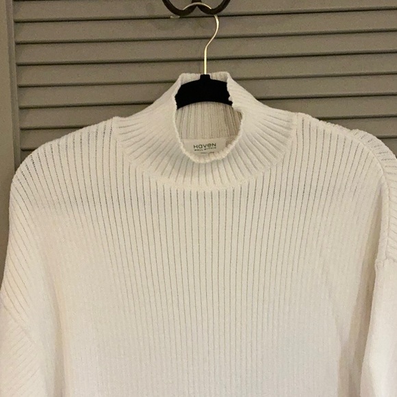 Haven Well Within Organic Cotton Funnel Neck Pullover Sz S - Picture 4 of 8